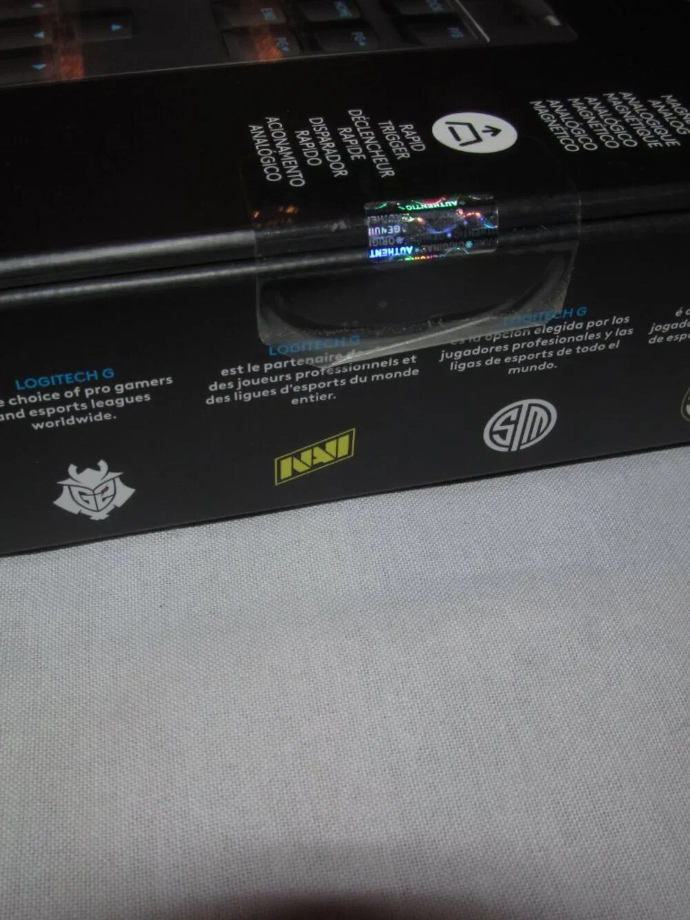 Logitech PRO X TKL RAPID Gaming Keyboard NEW SEALED Black Wired LED Illuminated